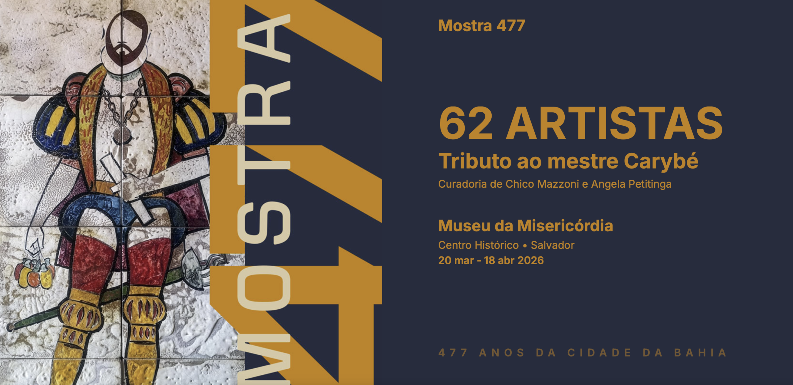 477 ANOS DE HISTÓRIA HOMENAGEADOS EM 62 OBRAS DE ARTE