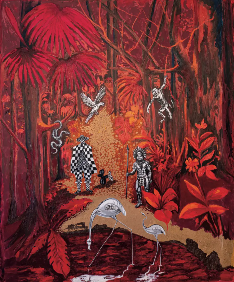 Amazonia - Acrílica sobre tela • 
150×124 cm • 
2025